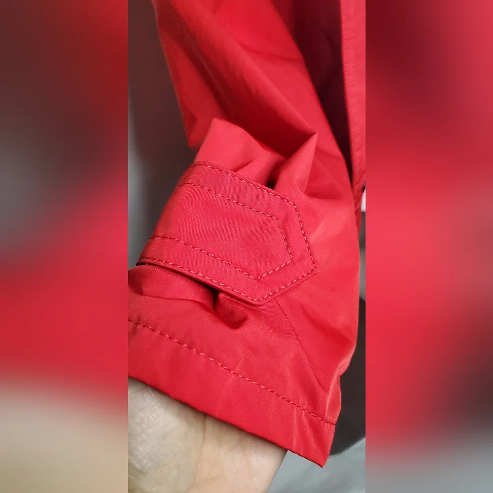 Coach Hooded Size L Red Jacket - Utility Jacker - Picture 7 of 10